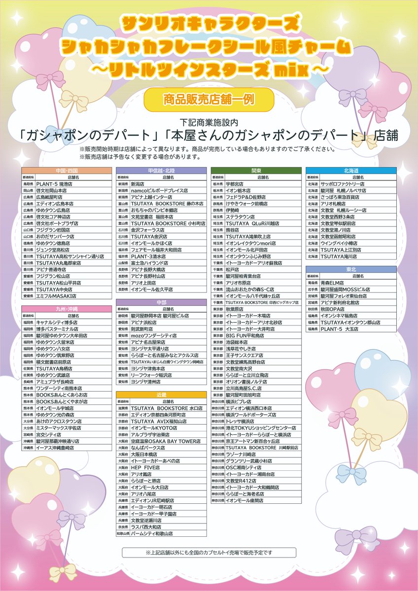 商品販売店舗一覧 その2